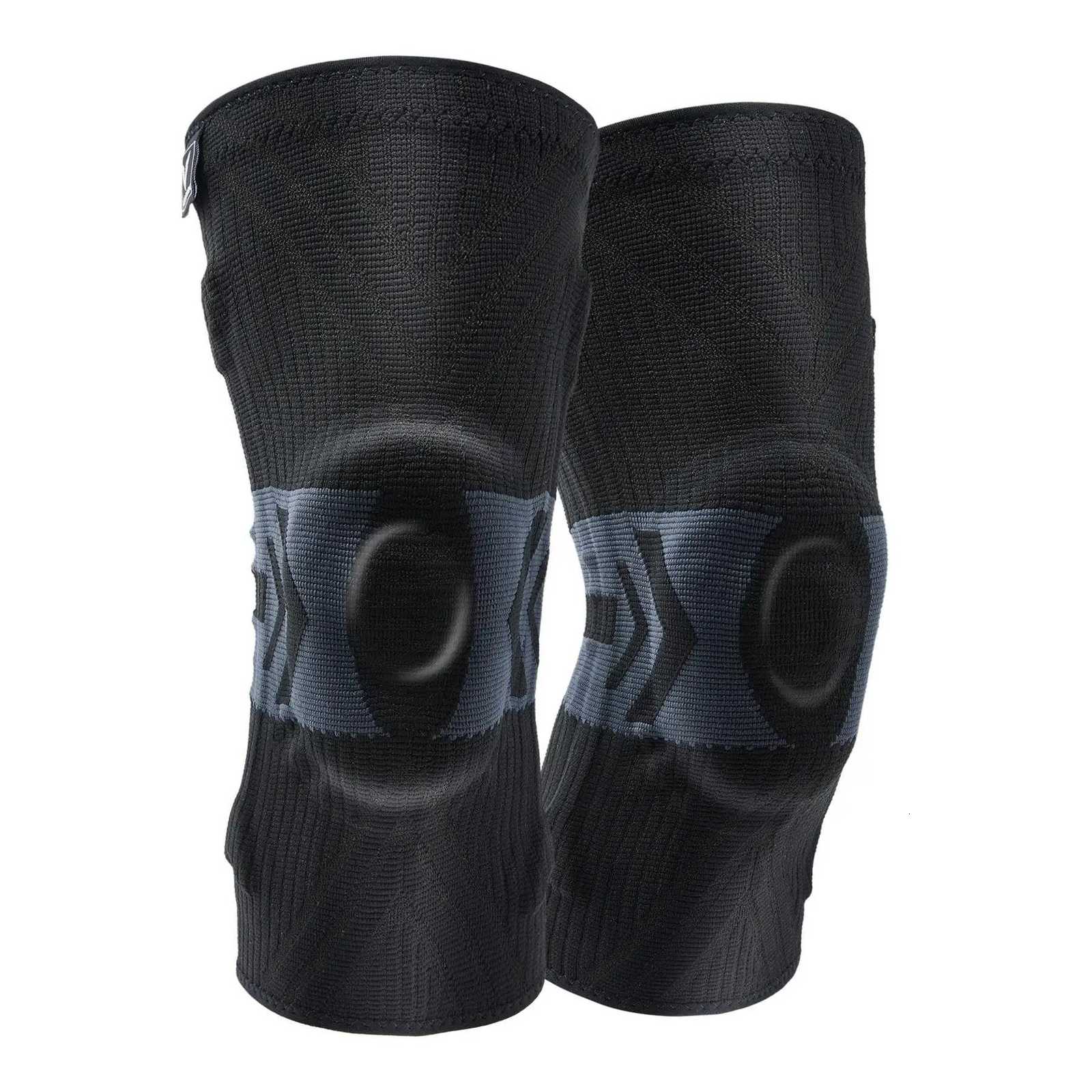 2025 Latest Knee Support for Men Pressurized Elastic Knee Brace with Silicone Spring Basketball Volleyball Knee Pads Y251024