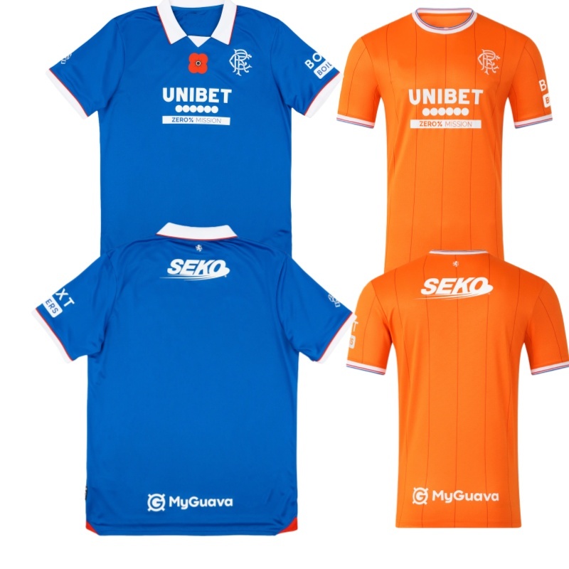 2025 26 Glasgow RangersS fc Limited Edition Poppy Home Shirt 7878