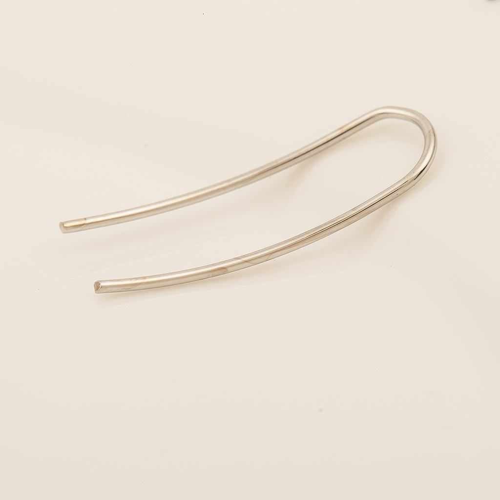 Korean Version of Fashion Creative casual Earrings Personality Trend U-shaped Women's Clip Stud Ear Jewelry