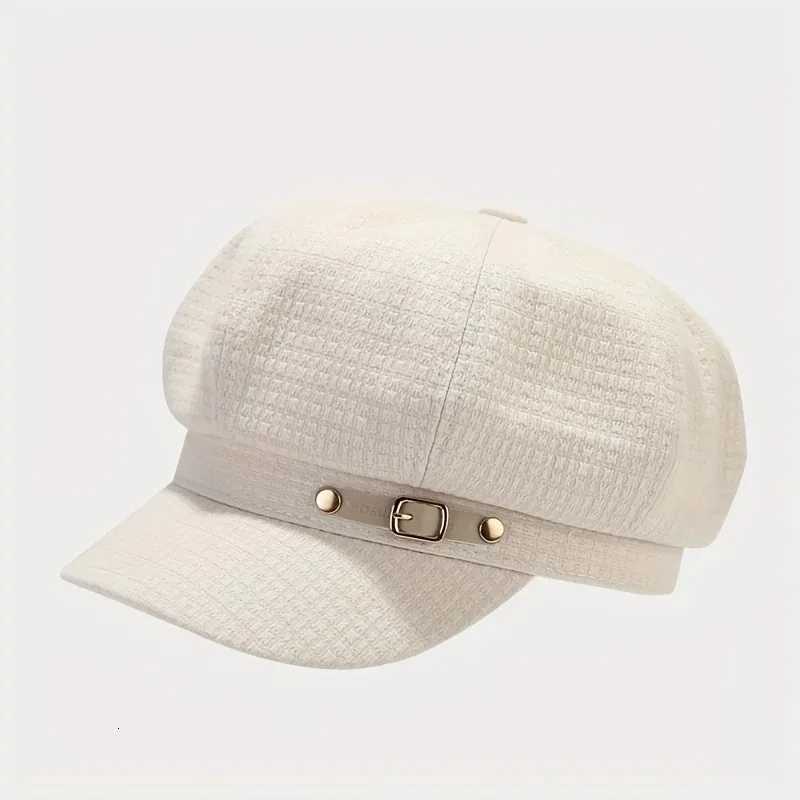 Wens New British Wind Face Small Octagon Hat Wens Beret Hat Korean Fashion Y251025