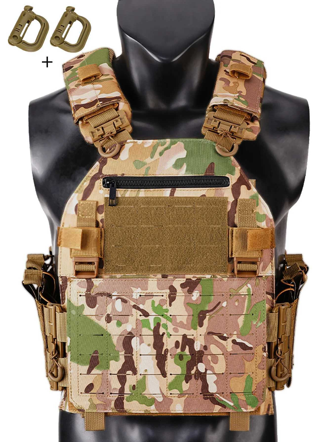 Multi functional MOL extended hunting vest convenient fast detachab vest wearresistant and tear resistant material Y251022