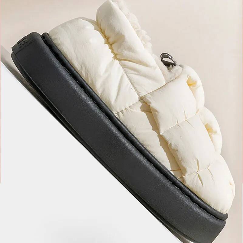 Litfun Warm Fur Fluffy Slippers For Women Outdoor Non-slip Comfort Plsuh Lined Slides Soft Cloud Fuzzy Home Slipper Cotton Shoes ddmythur