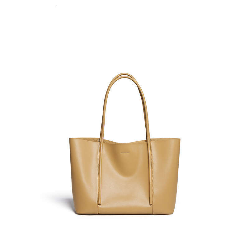 Luxury bag Niche Tote Genuine Leather Women s New Large Capacity Handbag High end Cowhide Commuter Underarm Shoulder Bag