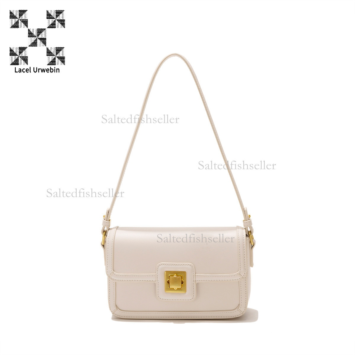 Lacel Urwebin Designer Luxury Women's Handbag Summer New Fashion Commuter Single Shoulder Crossbody Bag Versatile Underarm Small Square Bag Trend