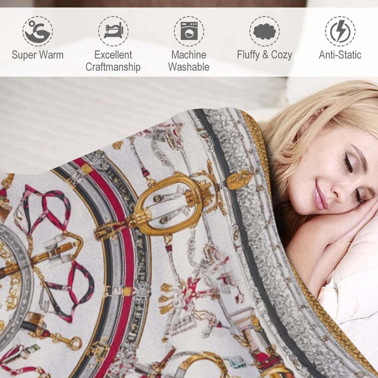 H Designer Horse blanket blanket throw cashmere vibration blanket copert Home Travel Throw Summer Air Conditioner Beach home bedding blankets throws H