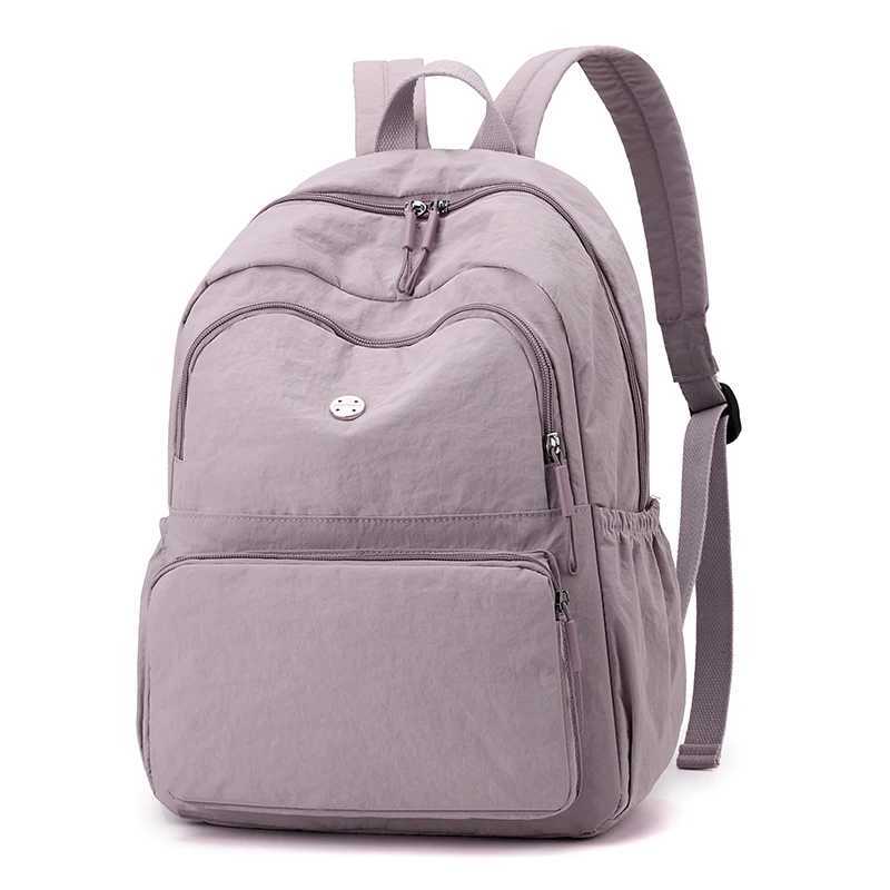 Adjustable strap Laptop Backpack durable nylon zipper closure leisure backpack W251025