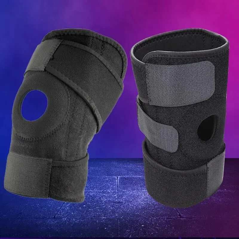 Knee Brace with Side Stabilizers Breathable Adjustable Knee Support Suitable for Sport Training and Knee Pain Y251024