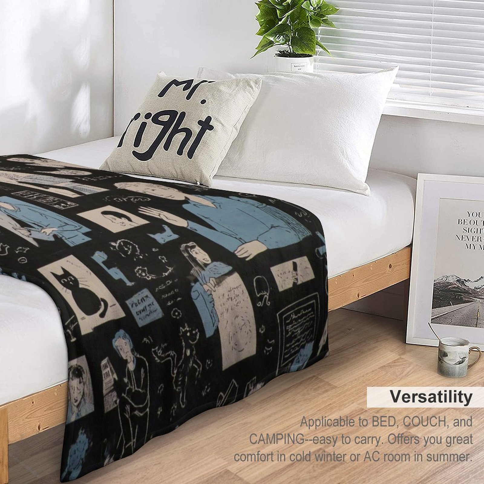 Designer Blackboard blanket blanket throw cashmere vibration blanket copert Home Travel Throw Summer Air Conditioner Beach home bedding blankets throw