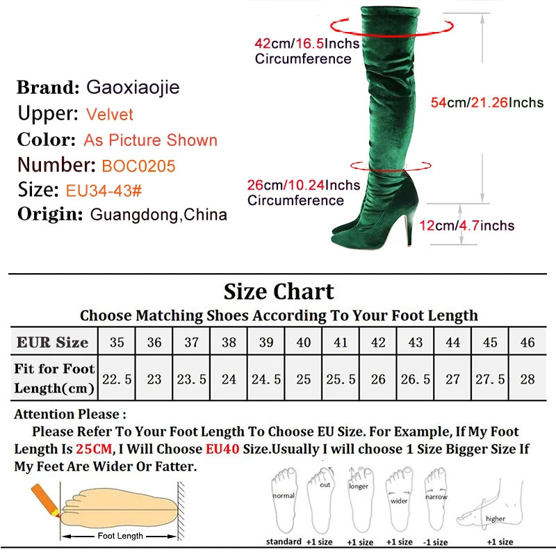 Velvet Long Boots For Women 2024 Spring Autumn Over Knee Shoes Lady Pointed Toe Stiletto Heels Plus Size Elastic Thigh Boots 251023