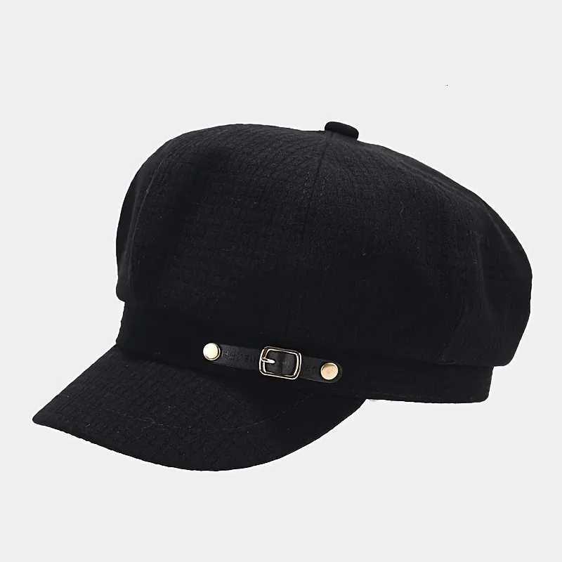 Wens New British Wind Face Small Octagon Hat Wens Beret Hat Korean Fashion Y251025