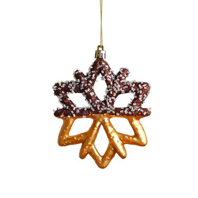 Christmas Atmosphere Balloon Dog Small Pendant Christmas Tree Snowflake House Pendant Small Ornament Wreath Accessory C251024