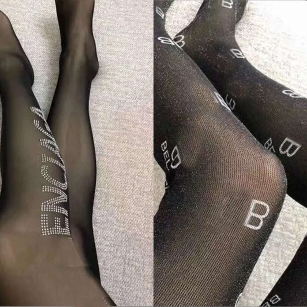 Designer Spandex Women Sock Fashion Winter Long Woman SocLeg Tights Womens Sexy Lace Stocking Printed 2024 New Soc for women 9