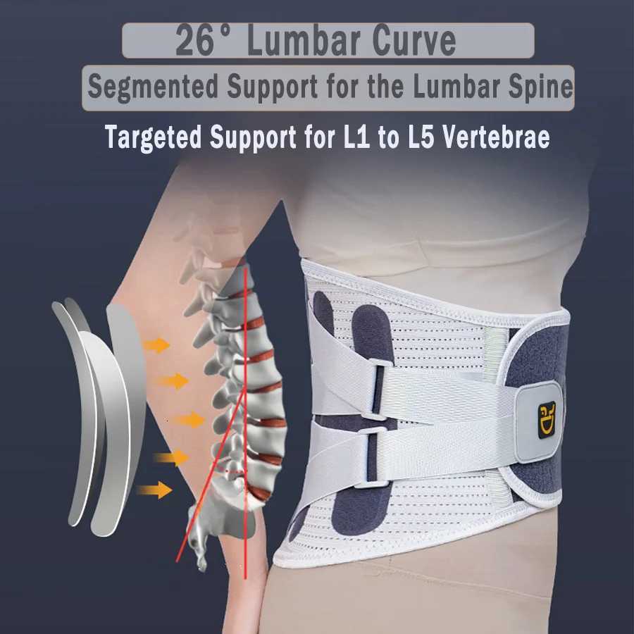 Back Brace Support Belt for Lower Back Pain Relief Adjustable Men Women Waist Lumbar Support Sciatica Scoliosis Herniated Disc Y251025