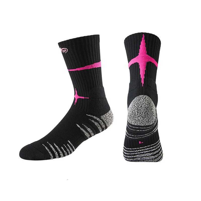 Towel Bottom Basketball Socks for Men Women Non Slip Ankle Support Long Tube Breathable Football Socks Unisex Y251024