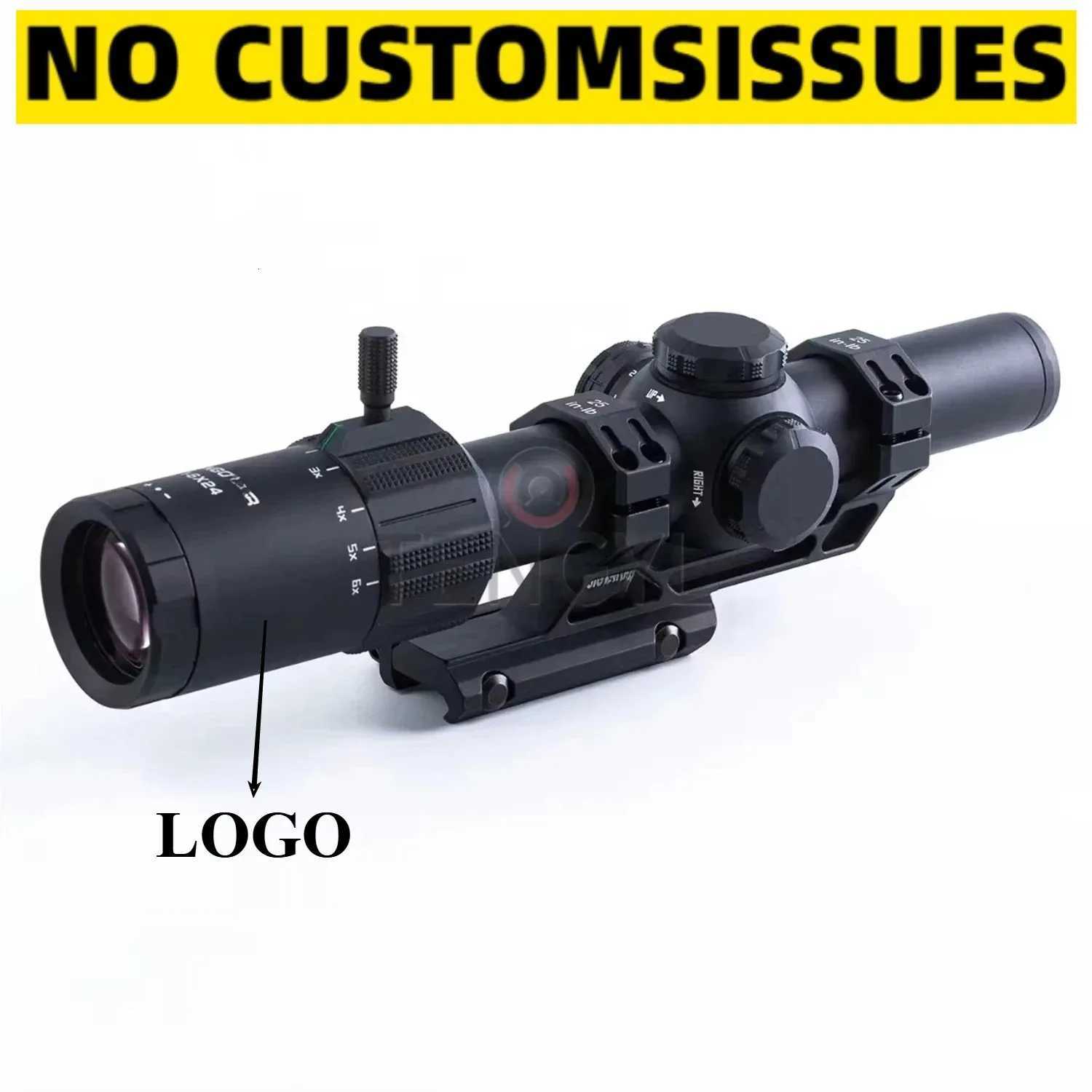 LPVO8x24mm6x24mm 30mm Maintube SFP RiflescopeShockproof Hunting Rifle Scope with Illuminated ReticleW251025