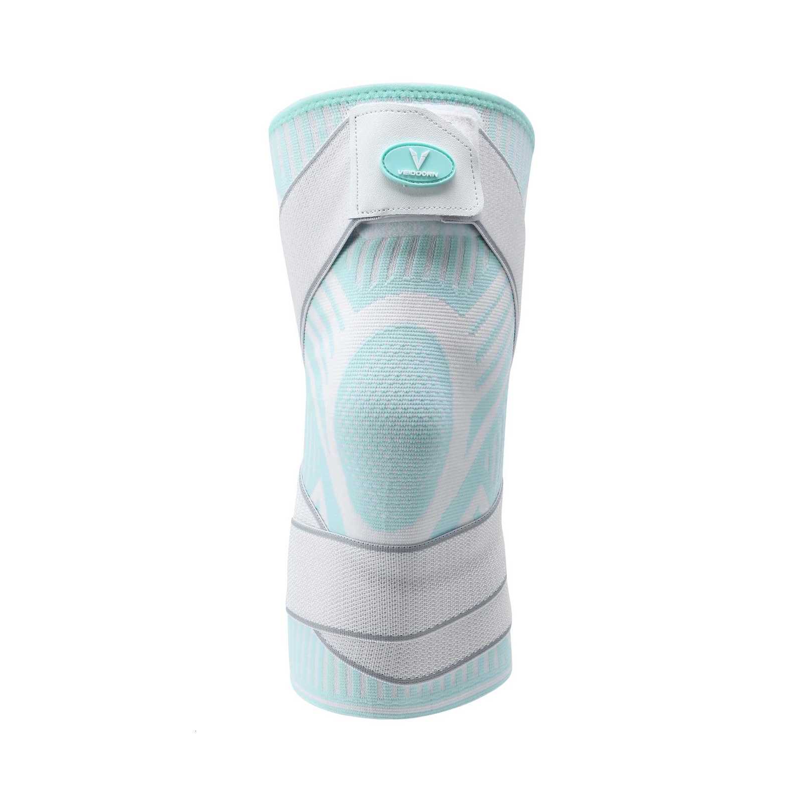 1PC Men Compression Sport Crossfit Knee Pads Fitness Gear Elastic Basketball Volleyball Knee Brace with Long Straps Y251024