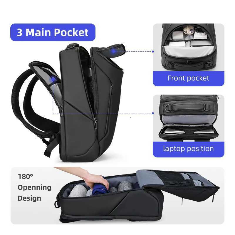 MARK RYDEN 17 inch Laptop Backpack For Men Travel Spacious Backpack Commuting COMPACTO PRO W251025