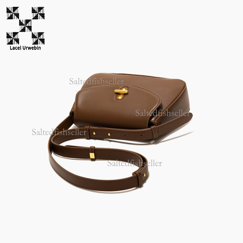 Lacel Urwebin Designer Luxury French Underarm Women's Bag New Fashion Handbag Versatile Daily Metal Buckle Commuter Business Single Shoulder Cros