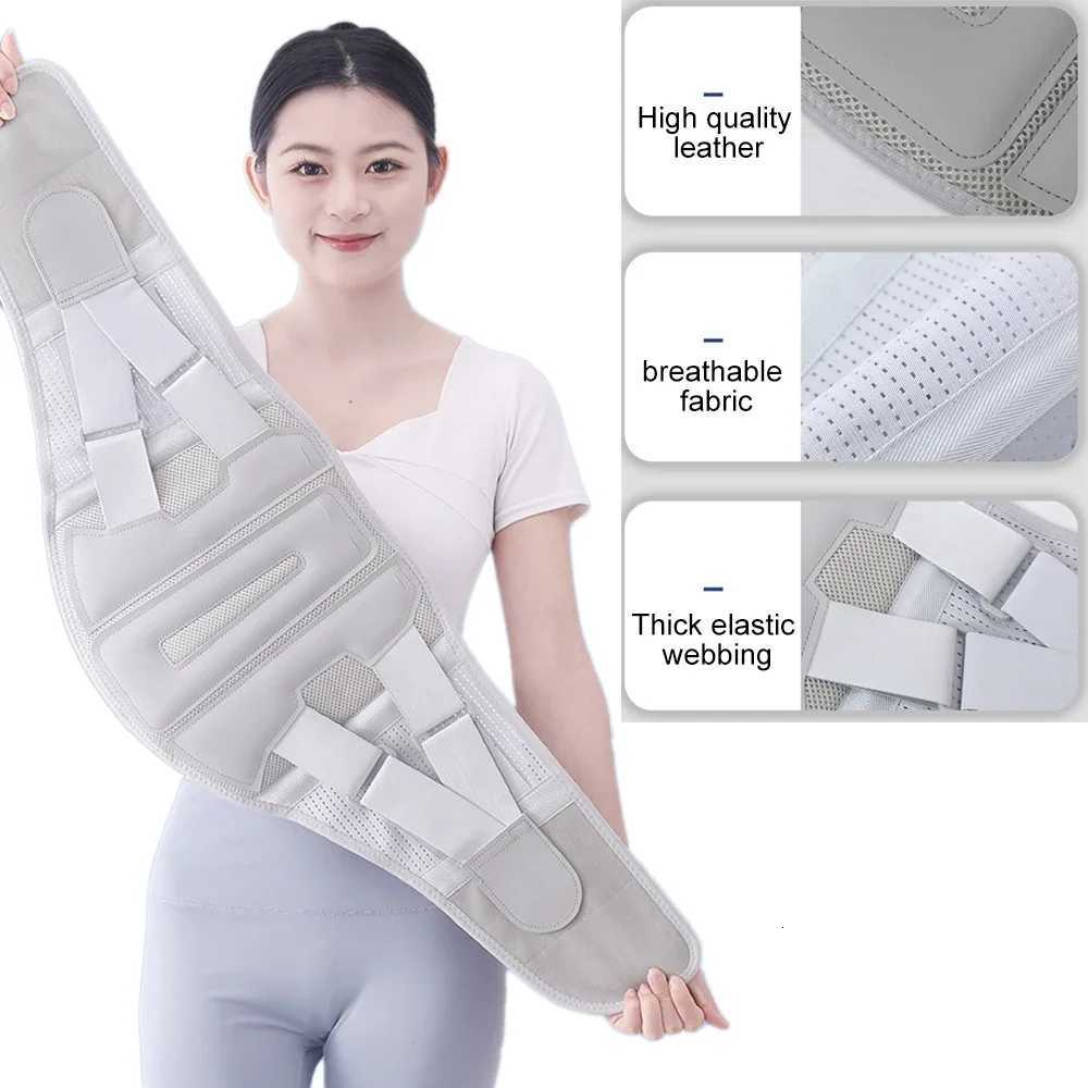 Waist Brace Adjustable Breathable Mesh Back Support for Men and Women with 3 Removable Lumbar Support Pads for Herniated Disc Y251025