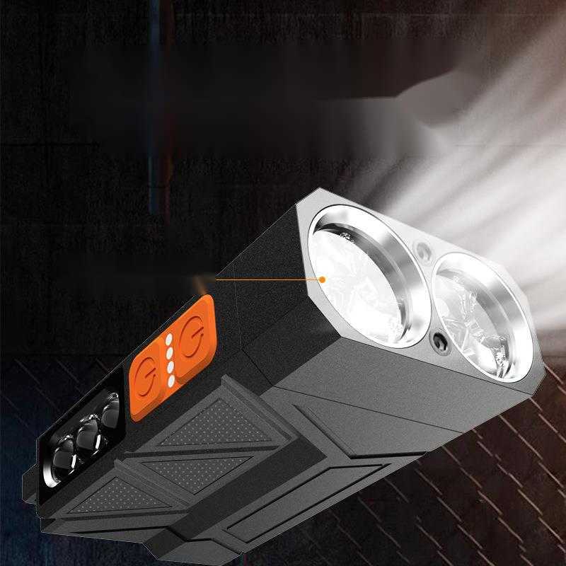 High Brightness Magnetic Work Light with Side Light Portable Rechargeable Emergency Strong Light EDC Tactical Flashlight W251025