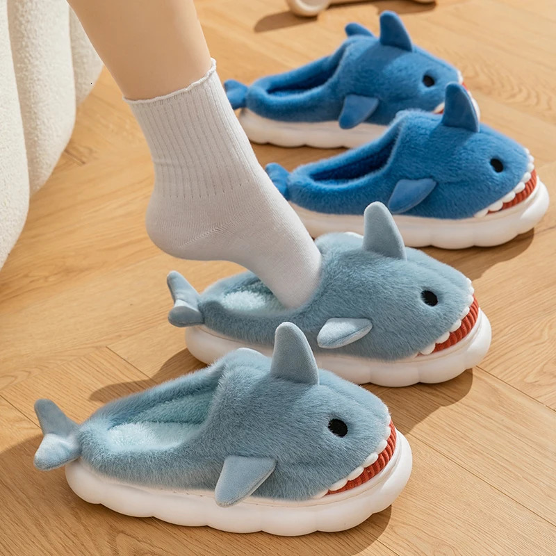 Fluffy Slippers Women Home Flat Cartoon er Shoes Girls Cute Fashion Winter Platform Fuzzy Fur Slides Warm Footwear251020