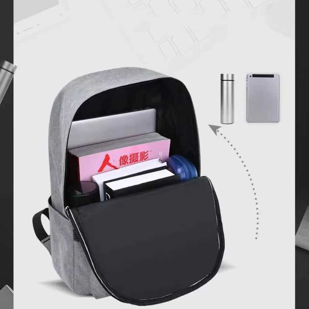 High Quality Oxford Cloth Versatile Backpack 15 inches Black Grey Blue Red Computer Bag Washable School Student Backpack Unisex W251025
