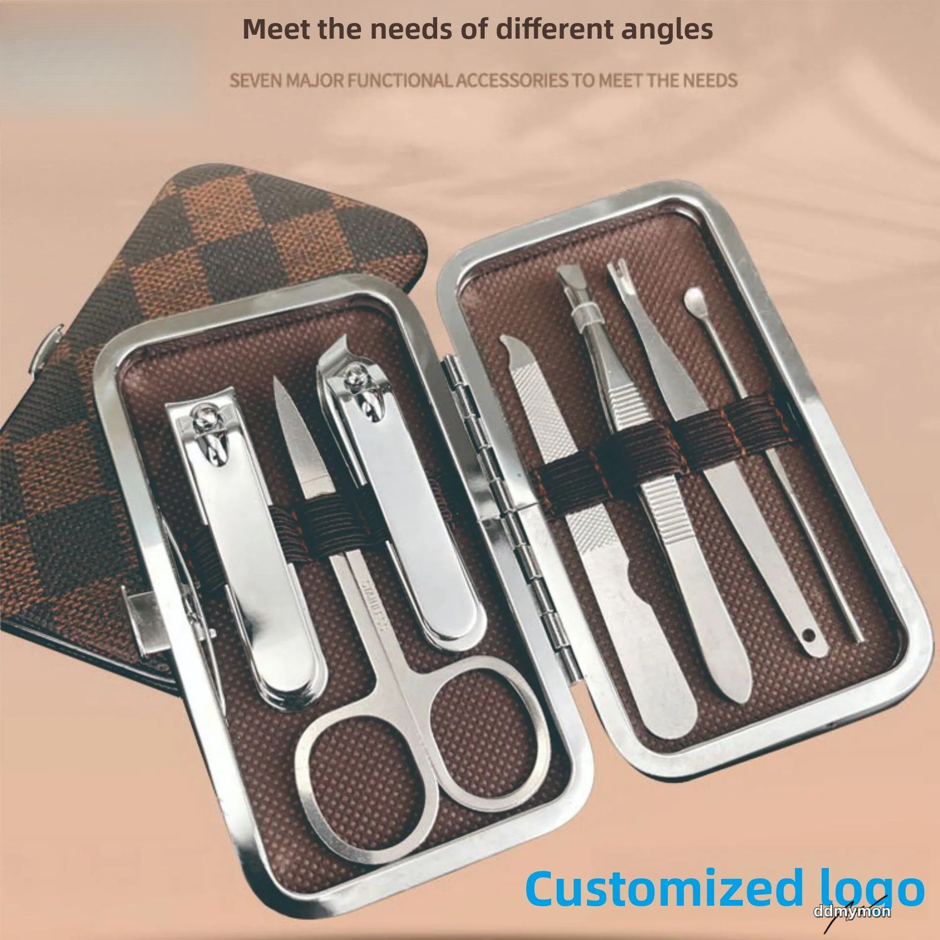 Complete Manicure Set: Round Tail Contouring Clippers, Nail Cutter, And Beauty Tool Kit Ddmymon