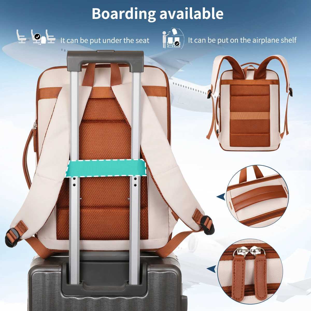 The New Unisex Backpack for ShortDistance Business Trips Lightweight Travel Bag Computer School Bag Storage Bag Combination W251025