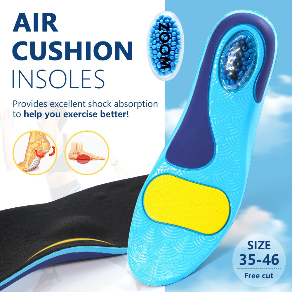 XxinArch Support Insole Air Cushion Shock Absorption Shoe Insoles Soft Gel Shoe Pad Size 35251020