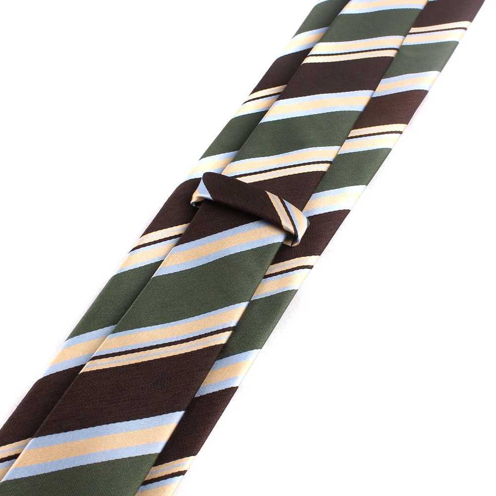New Wedding Ties For Men Wen Busin Woven ral Striped Neck Tie For Party Adt Suit Neckties For Grosmen Gifts Y251024