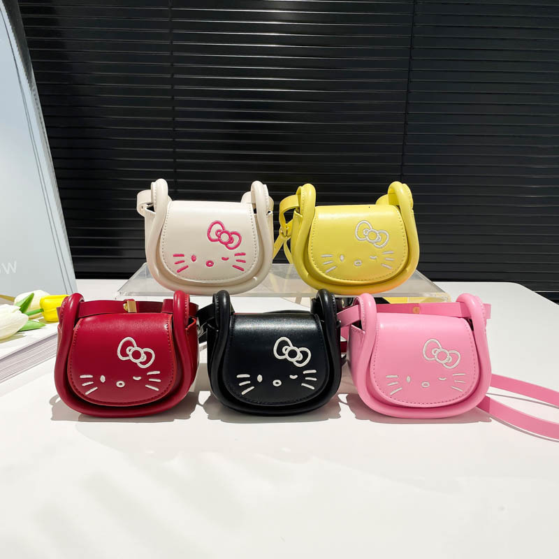 New Fashion Cartoon Children's Bag Cute Cat Parent Child Matching Mini Coin Wallet Outdoor Leisure Single Shoulder Crossbody Bag