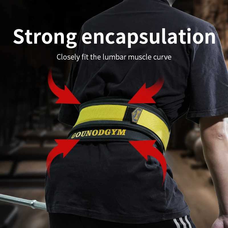 1PC GOUNOD Sports Weight Lifting Belts Core Lower Back Support Workout Waist Belt With Fitness For Men Women Y251025