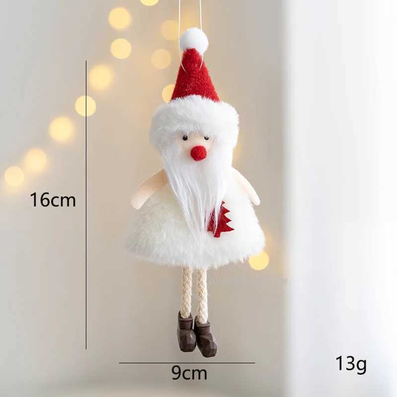 Christmas Tree Hanging Angel Doll Kids Toys New Year Ornaments Pendants 2025 Navidad Noel Home Decoration New Year Gifts 2026 C251024