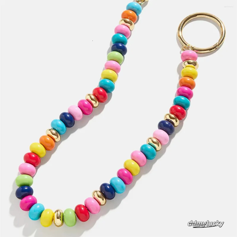 Colorful Hand Woven Keychain: Bohemian Bag Hanging Pendant With Bead Accents, DIY Accessories Ddmylucky