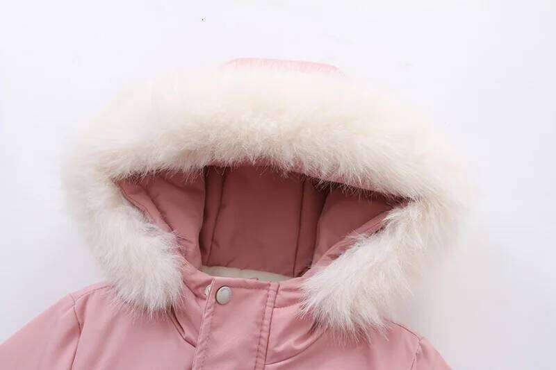 Children Winter Clothes New Fashion Boys Ski Suit Warm Snowsuit Waterproof Kids Jumpsuit Hooded Baby Girls Jacket 1-5 Years
