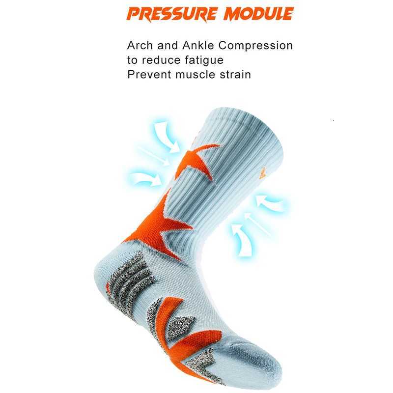 Professional Basketball Socks Breathable Mesh MidTube Length Star Jacquard Sports Socks Towel Bottom Non Slip Socks Y251024