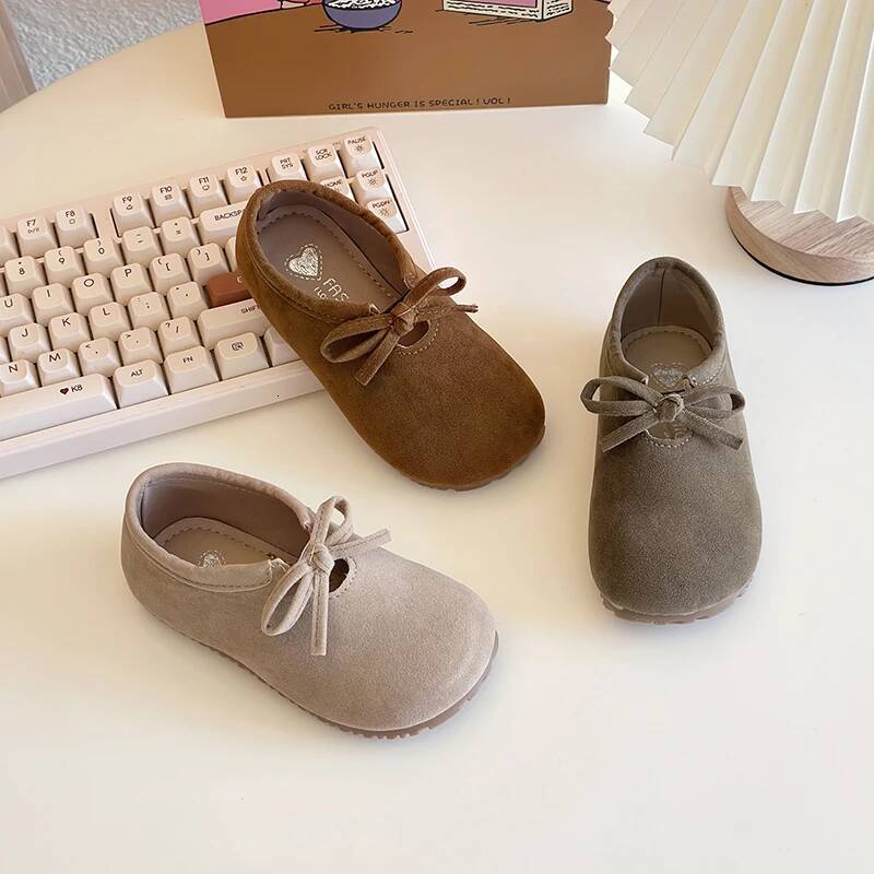 Children's Bir 2-18 Years Old Khaki Boys Girls Casual Ken Spring Autumn Yellow Retro Lightweight Kids Single Shoes ddmyshoesvip