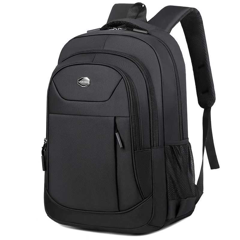 Mens Backpack Oxford Waterproof Backpack Business Computer Bag Leisure Travel Backpack High School Student Backpack W251025