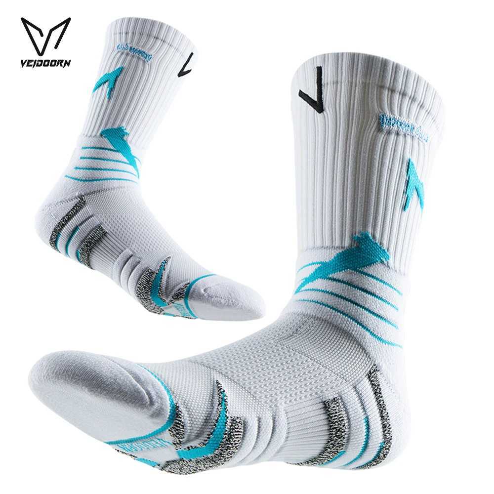 Veidoorn 2025 Performance Athletic Socks Thick Ankle Padding NonSlip Bottom Enhanced Comfort for Intense Workouts Sport Socks Y251024
