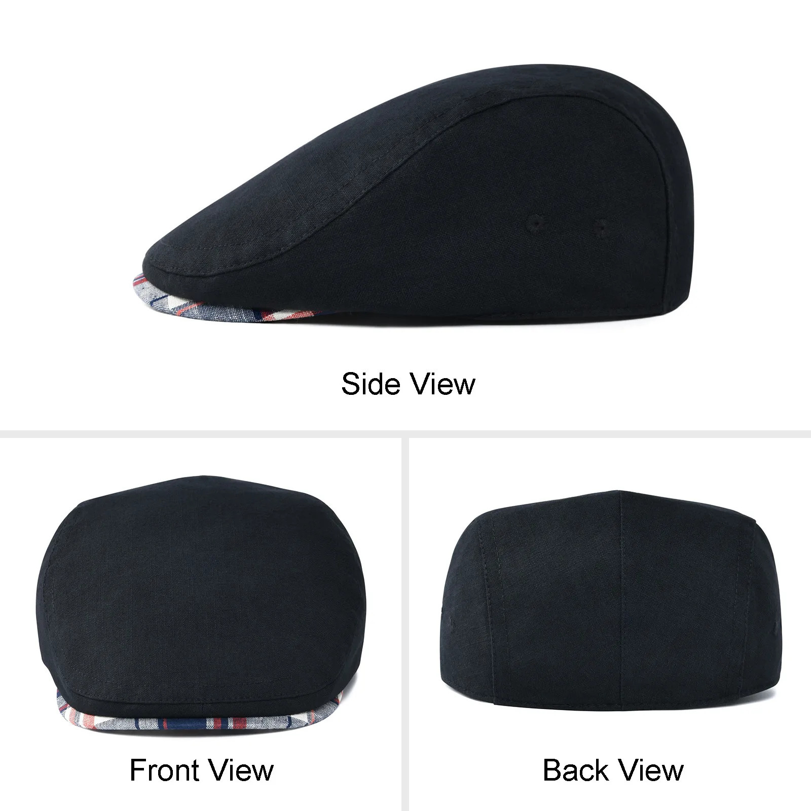 Jangoul Mens Flat Cap Soft Vintage Linen Hats Casual Retro sboy Hat Beret for Male Driving Ivy Hats Summer Autumn 251021