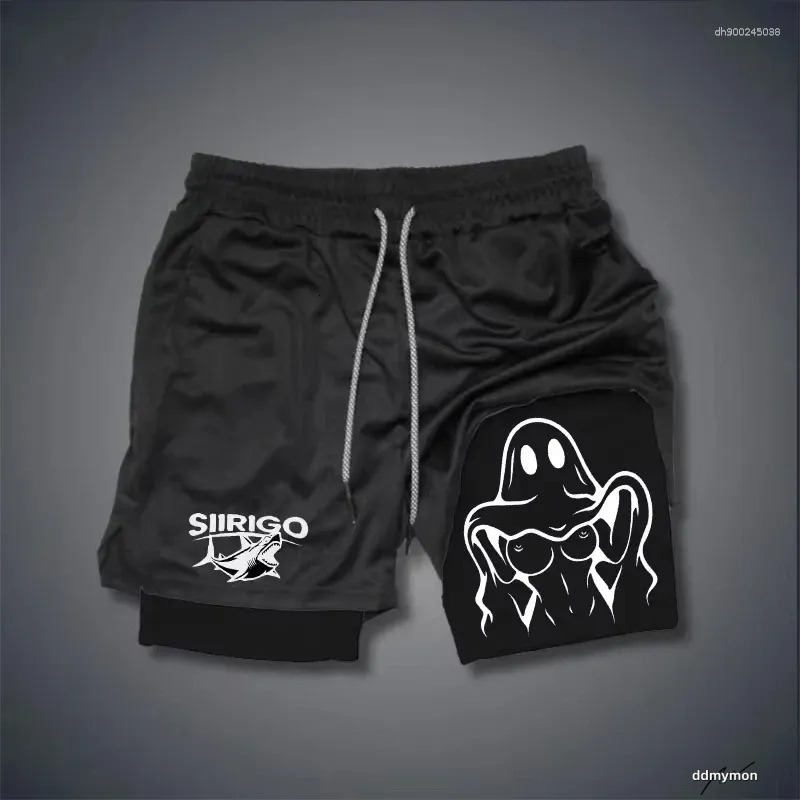 Men's Double Layer Running Shorts - Quick Dry Breathable Gym & Fiess Apparel Ddmymon