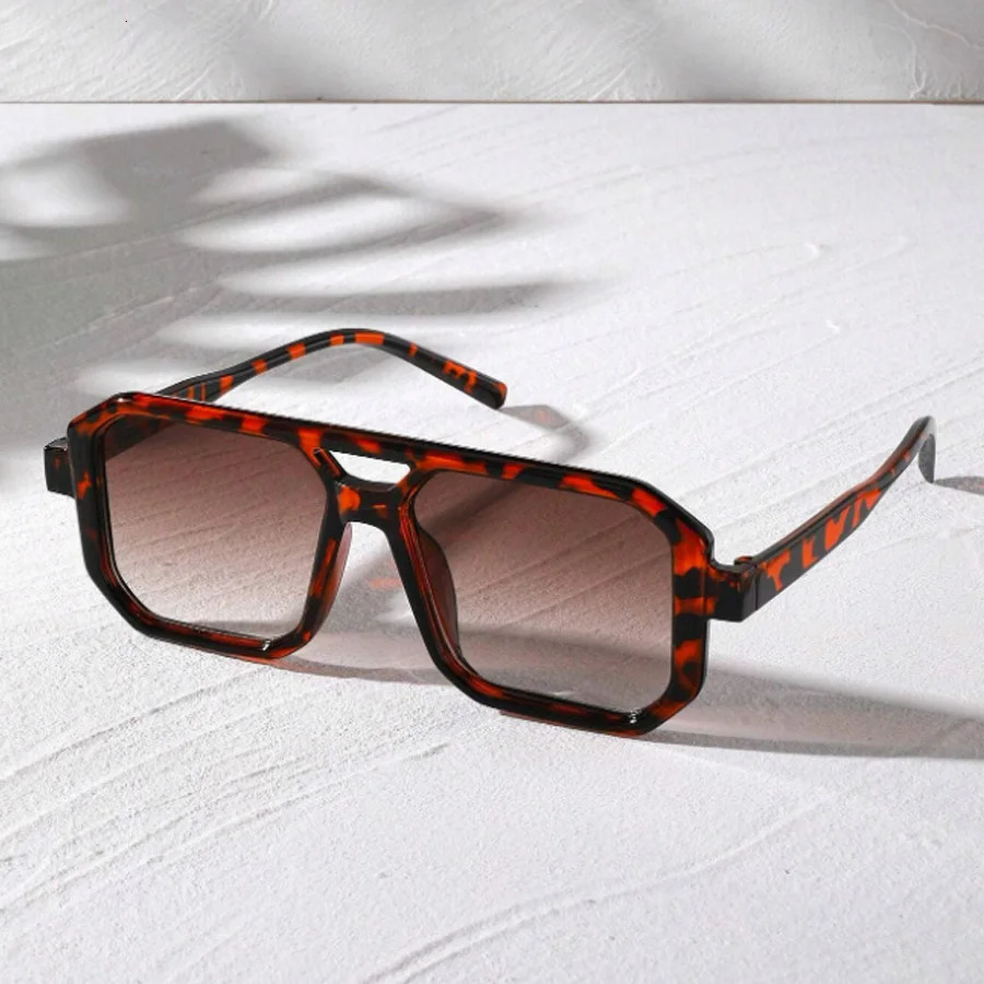 Women fashion Square Frame Sunglasses Vintage Style Casual Outdoor Summer Beach Accessories Glasses Men 251023