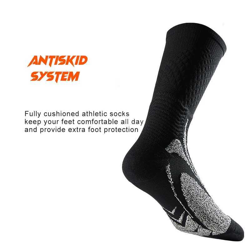 Veidoorn Breathable Cycling Socks Moisture Wicking Cushioned NonSlip for Men Women Perfect for Road Mountain Biking Y251024