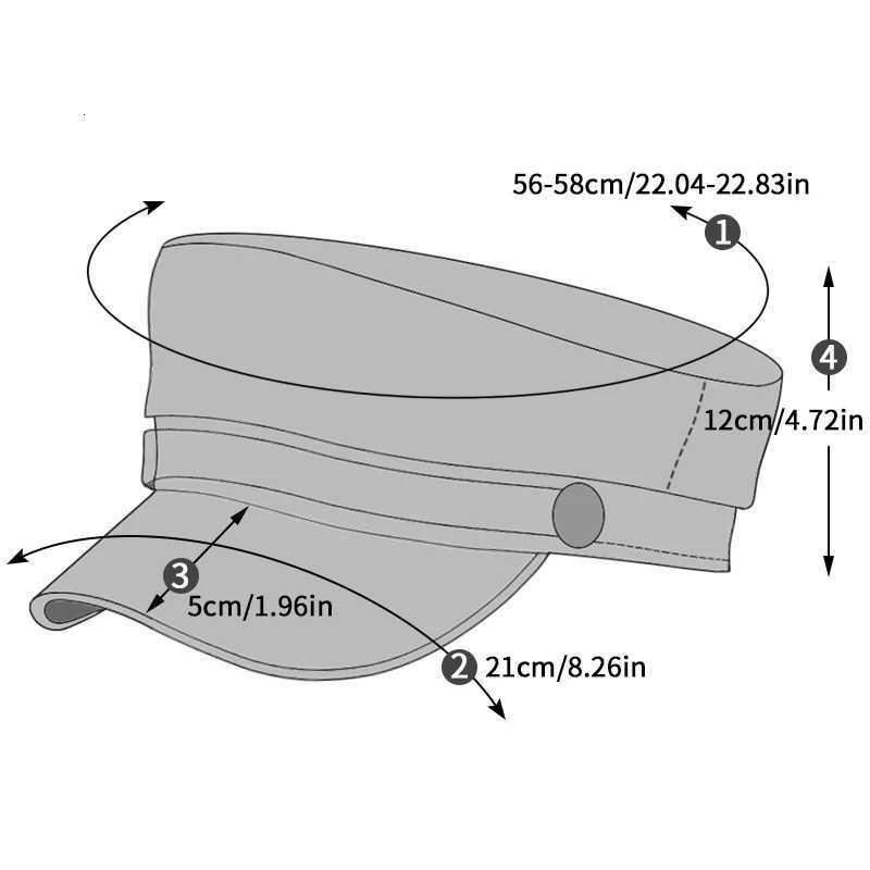 Unisex White Buckle Military Hats Flat Top Baseball Cs For Wen Outdoor Sports Cadet Sunscreen Hat Y251025