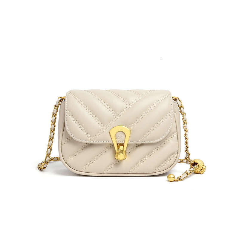 Luxury bag Autumn Winter Women Crossbody New Small Versatile Chain Light Genuine Leather Underarm Commuter Bag Handbag