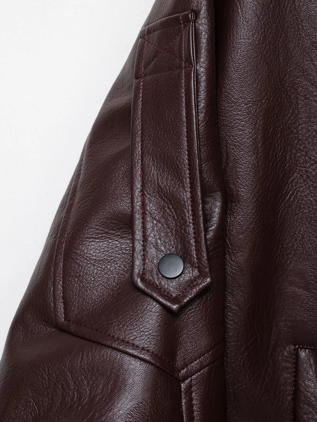 early autumn American high street niche lapel jacket retro loose versatile trendy leather jacket 251020