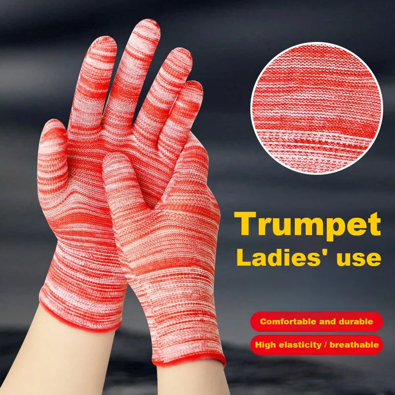 Womens Work Gloves Nylon Thickened HighDensity AntiSlip Breathable Durable Portable Safety Gloves for Labor Gardening 251021