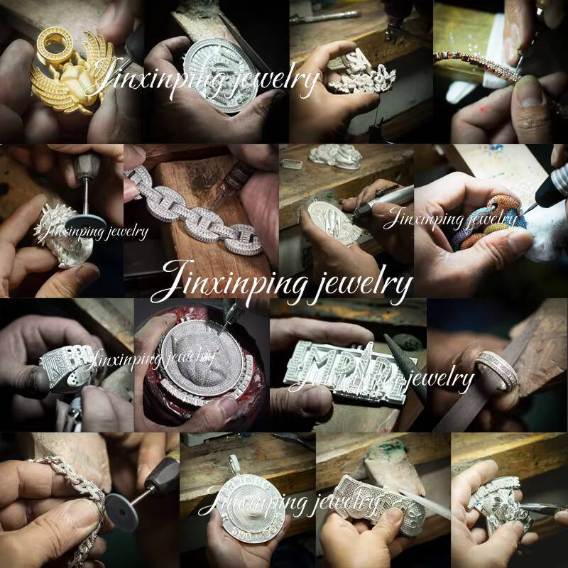 Crossborder Hiphop Necklace Cross Pendant TEMU Personalized Trendsetter T square Zircon Mens Necklace Accessories Wholesale