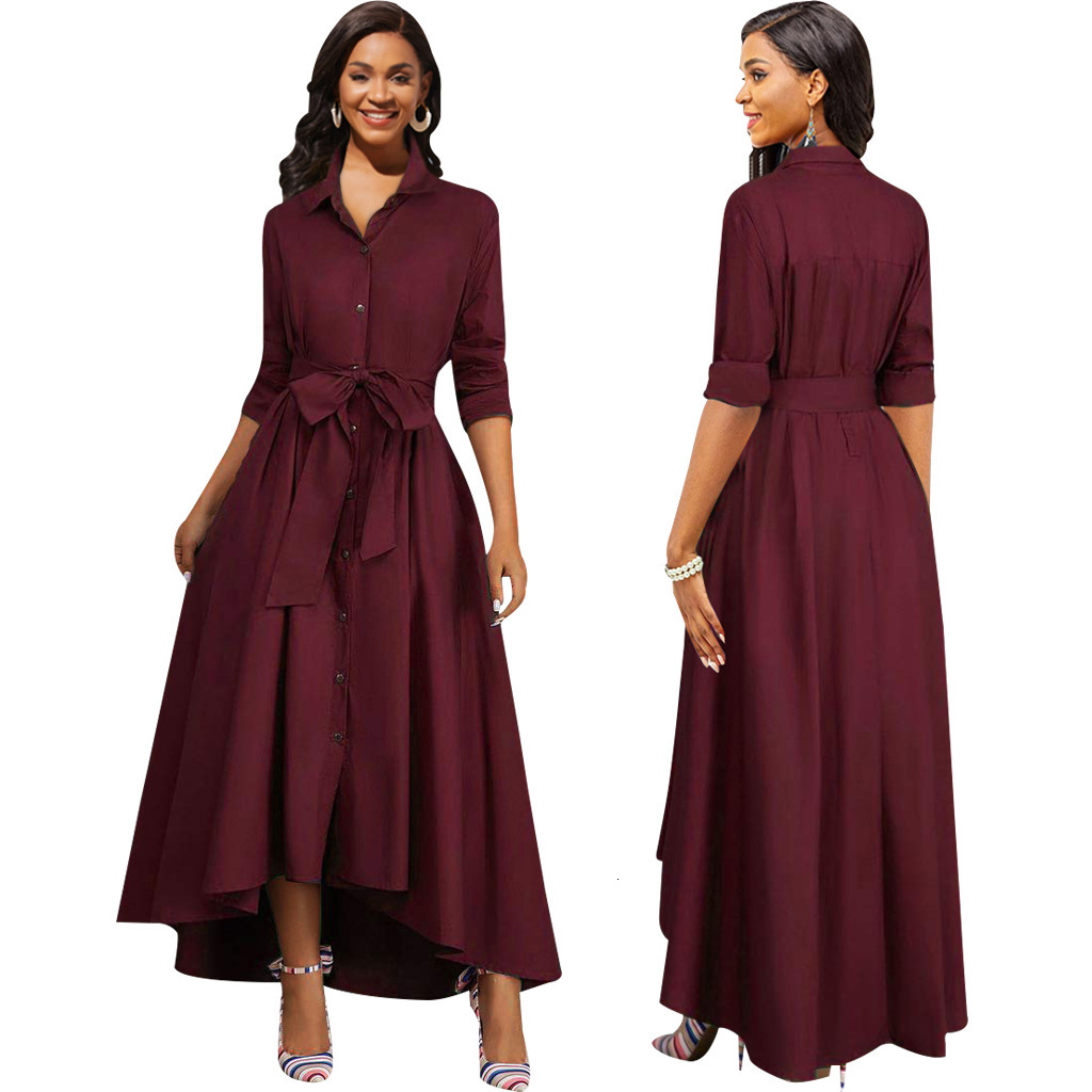 2025 New European and American Sexy Fashion Solid Color Long Sleeve White Collar Designer Women's Dress