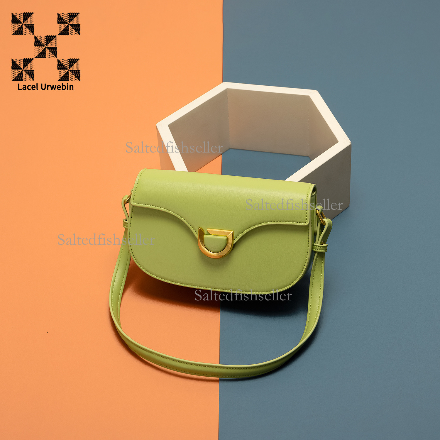 Lacel Urwebin Designer Fashion Simple Commuter Handbag Luxury Spring/summer Simple Saddle Bag Versatile Single Shoulder Crossbody Bag Mini Phone Bag
